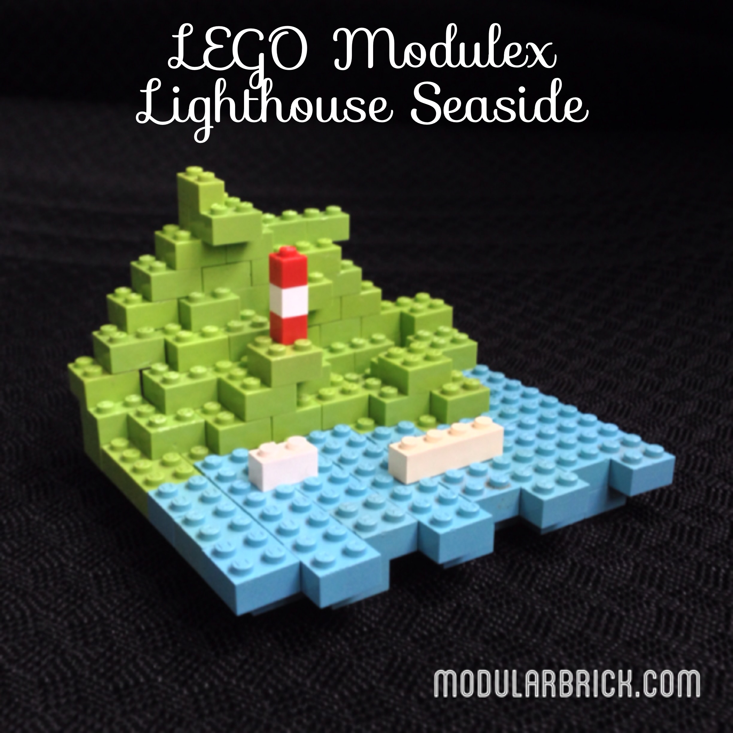 LEGO Modulex Microscale Lighthouse Seaside Scene