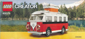 LEGO Mini VW T1 Camper Van Instructions 40079