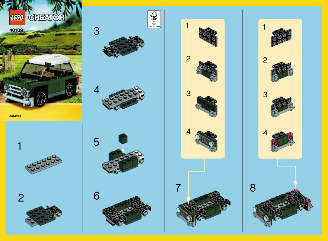 lego mini mini cooper